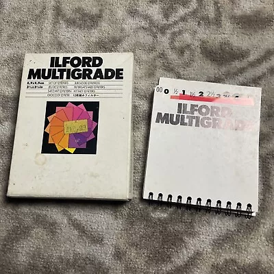 Full Set Ilford Multigrade 8.9cm (3.25 ) Enlarger Darkroom Developing Filters • £17