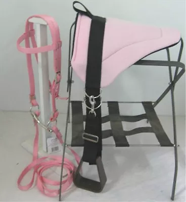  Miniature Horse / Sm Pony Bareback Saddle Childrens Pad  Set  - Pink • $69.74