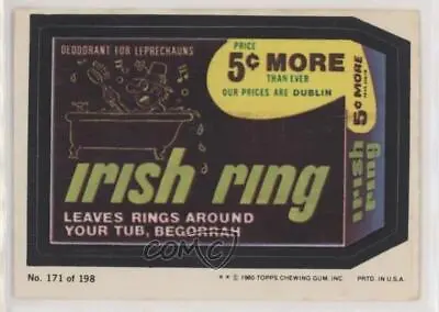 1980 Topps Wacky Packages Series 3 Irish Ring #171 0i6 • $1.63