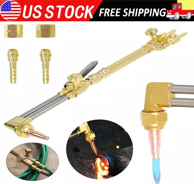 Heavy Duty Victor Style CA1350/100FC Oxygen/Acetylene Cutting Welding Torch Kit • $36