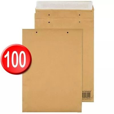 C4 Purely Padded Envelopes EcoCushion Gusset Bag 229W X 324Hmm Peel & Seal X100 • £24.99