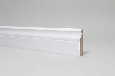 Door Architrave Boards  White Primed MDF  Ogee  68 X 18 X 5400mm • £92