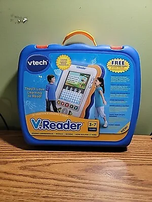 V-Tech V-Reader Interactive E-Book Reading System W/Carrying Case & 6 Cartridges • $50