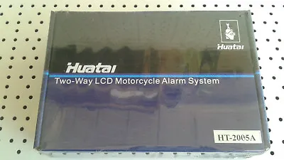 Motorcycle 2-Way LCD Alarm System With Remote Start ~ HUATAI HT-2005A • $55