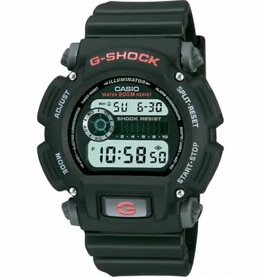 CASIO DW9052-1V Mens Classic G-SHOCK Black Resin Digital Chronograph Sport Watch • $49.88