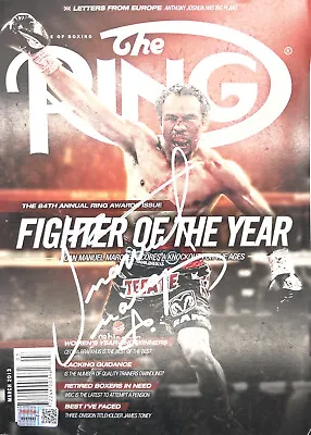 Juan Manuel Marquez Signed The Ring Magazine March 2013 Tristar Certified • $110