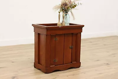 Farmhouse Antique Pine Kitchen Dry Sink Washstand Cupboard #45194 • $1000