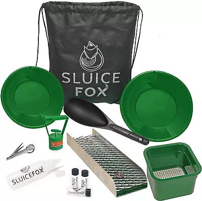 Compact Gold Panning Kit With Portable Sluice: Includes Miners Moss Gold Trap • $39.99