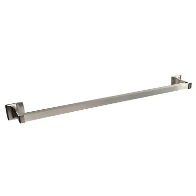 Towel Bar Brushed Nickel 24  Wall Mounted Towel Rack Variety Style Available • $17.97