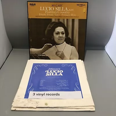 MOZART - LUCIO SILLA Opera / 3 X Vinyl LP Box Set Victrola Stereo • $10.94