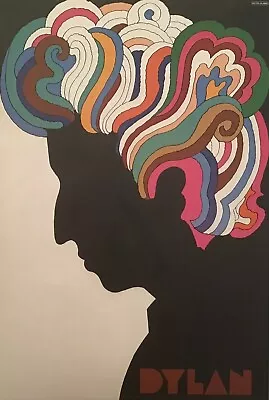  1966 Original Vintage Poster Bob Dylan By Milton Glaser • $630