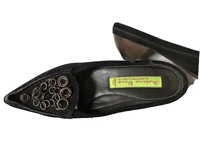 *37* Materia Prima By Goffredo Fantini Leather Slide Slip-on Sandals Shoes ITALY • $66.10
