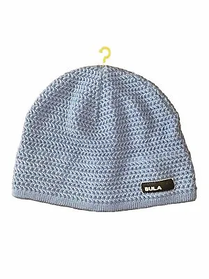Bula Beanie Bula Sky Blue Wool Blend Knit Winter Hat OSFA!! Unisex Beanie Hat • $13.50