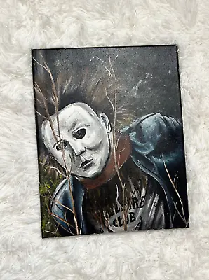 Michael Myers- Hellfire Clube Painting Horror Art 14 X 11 Inches • $19.99
