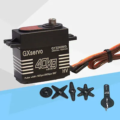 40KG Metal Gear Waterproof Digital Servo High Torque & Speed For 1/8 1/10 RC Car • $16.55