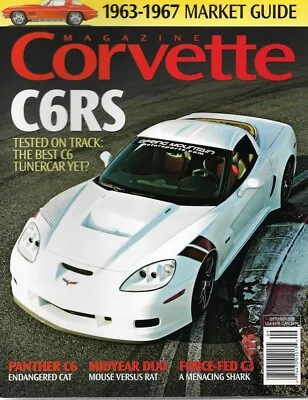 Corvette Magazine 2008 Sept - Testing C6 Tunercar C6rs Panther C6force-fed C3 • £8