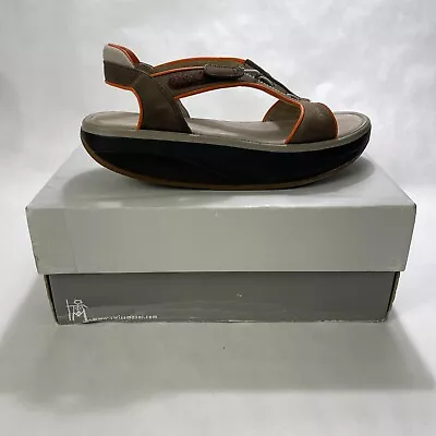 MBT Sandals Womens Size 9 Staka Comfort Rocker Curved Sole Toning Shoes Swiss • $49
