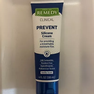 Medline Remedy Clinical Prevent Silicone Cream 4oz Tube Vanilla Scented • $11.50