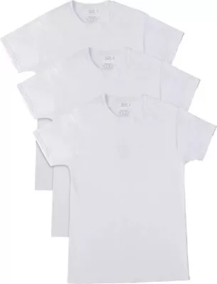 Fruit Of The Loom Mens T-Shirts Breathable Cotton Undershirt Big Man 3 Pack... • $24.99