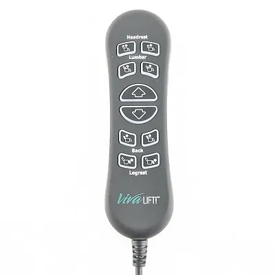 $90 • Buy Pride Mobility Lift Recliner Part Remote Hand Control 10 Button 5-pin CTL1707190