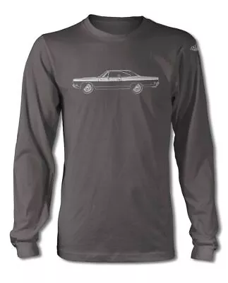 1969 Plymouth Road Runner Coupe T-Shirt - Long Sleeves - Side View • $26.90