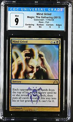 MIND GRIND Gatecrash Foil Rare CGC 9 Graded MTG [Nostalgium] • $34.99