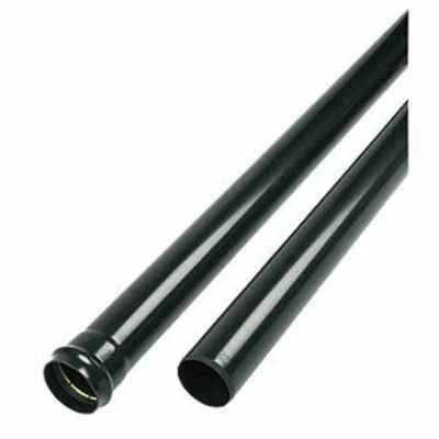 £24.99 • Buy Floplast Sp3 Single Socket Soil Pipe Black 110mm X 3m 2 Pack