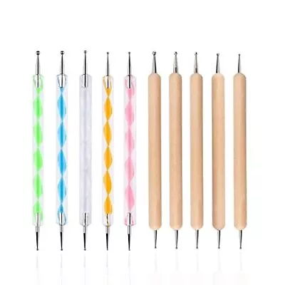 FULINJOY 10PCS Dotting Tools Set For Nail Art Embossing Stylus For Painting • $8.10