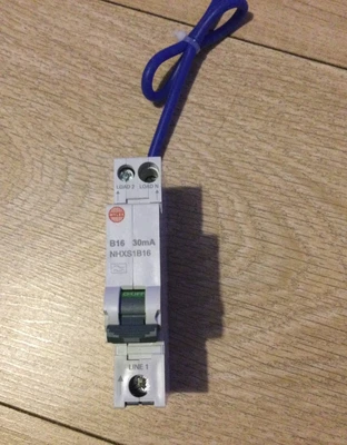 Wylex B16Miniature RCBO NHXS1B16 Type B 16amp - No Box • £14