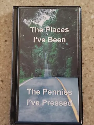 Elongated Pressed Penny Souvenir Album Book ... The Places I've Been... • $6.50