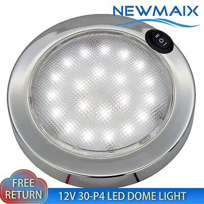 Interior Dome Light Cabin Light 12V For Boat RV Caravan White/Red 30-P4 LED • $35.99