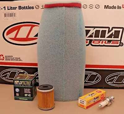 Yamaha Warrior 350 Raptor Tune Up Kit Air Filter Oil Filter Spark Plug YFM350X  • $23.95