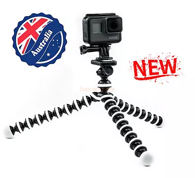 Octopus Flexible Tripod Stand For GoPro Hero 7 6 5 4 3 Action Cam Go Pro Hot • $17.20