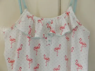 La Marquise Flamingo Print Nightdress. Size Medium • £9.99