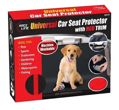 Universal Seat Cover Protector Waterproof Back Rear Seat Pet Dog Car SUV • £7.95