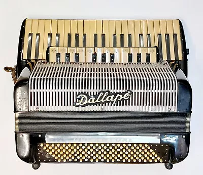 Vintage Italian Accordion DALLAPE ORGANTONE Piano - 140 Bass 41 Treble - Black • $1699