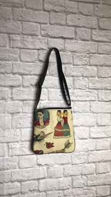 $45 • Buy Frida Kahlo Crossbody Bag Womens New Made In USA