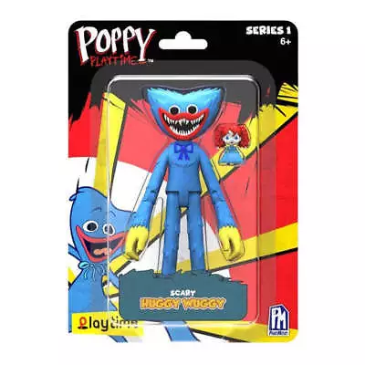 POPPY PLAYTIME - Scary Huggy Wuggy Action Figure (5  Posable Figure Series 1) • £19.79