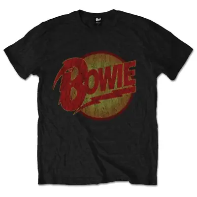 Bowie David - Vintage Logo Black Shirt • $44.99