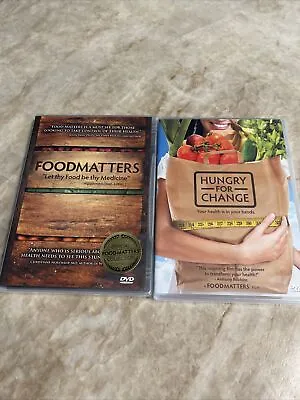 $15 • Buy Lot Of 2 NEW DVD's ~  Hungry For Change  &  Foodmatters  ~ DVD ~ FREE SHIPPING