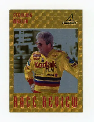 Sterling Marlin 1997 Pinnacle Trophy Collection Gold Foil Parallel Insert #71 • $5.99