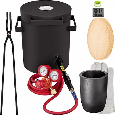 £139.45 • Buy VEVOR 6KG Gas Metal Melting Furnace Propane Forge Copper Silver Crucible W/ Tong