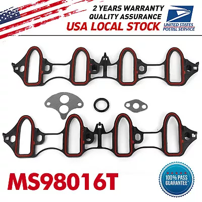 Intake Manifold Gasket Set MGT MS98016T For Chevrolet GMC LS 5.3L 4.8L 6.0L 6.2L • $19.88