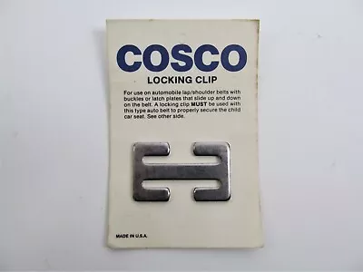 Cosco Locking Clip For Car Seats Seatbelts Strap High Back New NOS • $5.95