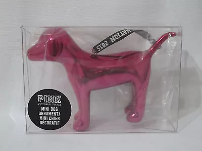 NIB Victoria’s Secret PINK NATION 2015 Purple Mini Dog Ornament *FREE SHIP* • $25