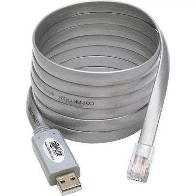 Tripp Lite USB To RJ45 Cisco Serial Rollover Cable USB Type-A To RJ45 M-M 6 Ft • $34.17