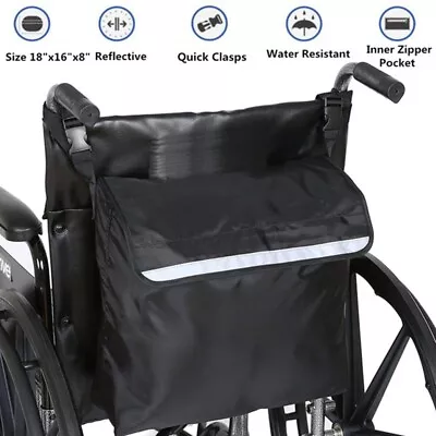 Portable Wheelchair Shopping Mobility Hanging Storage Bag Scooter-Accessories • $17.38