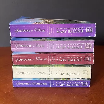 Lot: 5 Mary Balogh Books Wescott Novel Series 2 4 5 6 6.5 Someone To Hold Care • $28