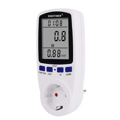 Electricity Monitoring Socket Voltage Wattmeter Power Consumption Energy Meter • $21.17