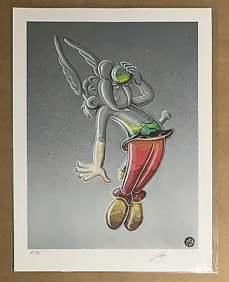 Asterix ~ Flog ~ Limited Edition Street Art Pop Print ~ Martin Whatson PEZ Kaws • £505.98